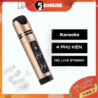 MICRO LIVESTREAM MINI 3 TRONG 1 C16 ĐA NĂNG CHUYÊN DỤNG HÁT KARAOKE CÁ NHÂN THU ÂM  MIC LIVETREAM KIÊM SOUND CARD