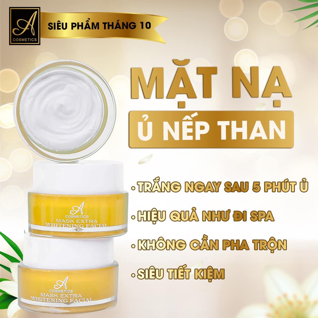 Nạ ủ trắng nếp than Mua 1 tặng 1 s 50g  Trắng sau 5p ủ  hiệu quả như đi spa,chấp hết da đen chai lỳ