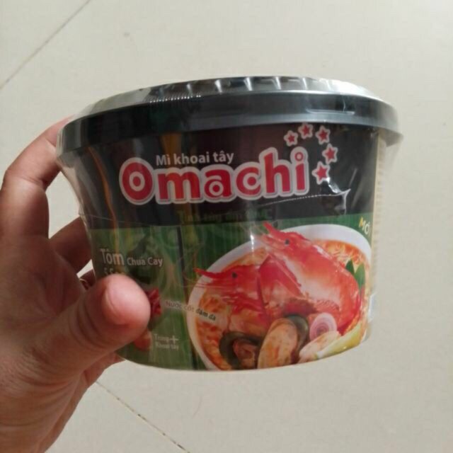Mì omachi tôm chua cay thùng 12 hộp