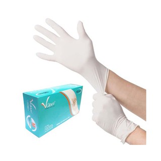 Găng tay Y tế có bột Vglove –  Găng tay cao su y khoa Khải Hòan –Cleantek Shop