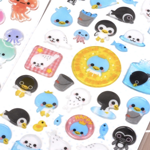 BỘ NHIỀU HÌNH sticker ĐẠI DƯƠNG CÁ MẬP BABY SHARK cho bé trai bé GÁI hình dán 3D vừa chơi vừa học phát triển trí tuệ