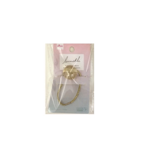 Daiso Cột Tóc Lumifle Viên đá màu trong