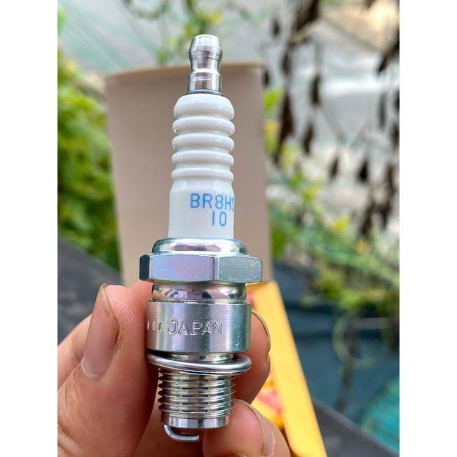 BUGI NGK BR8HS-10 CHÍNH HÃNG NHẬT BẢN DÙNG CHO ĐỘNG CƠ CANO 2 THÌ, HOẶC 4 KỲ