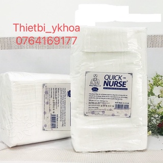 Bông Gòn Cắt Sẵn Quick Nurse 6x6 Cm  Bịch 500 gram