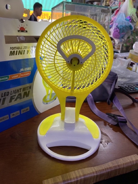 Quạt sạc điện kiêm đèn pin Mini Fan M-5580