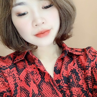 Áo sơ mi nữ họa tiết hit hot 2019