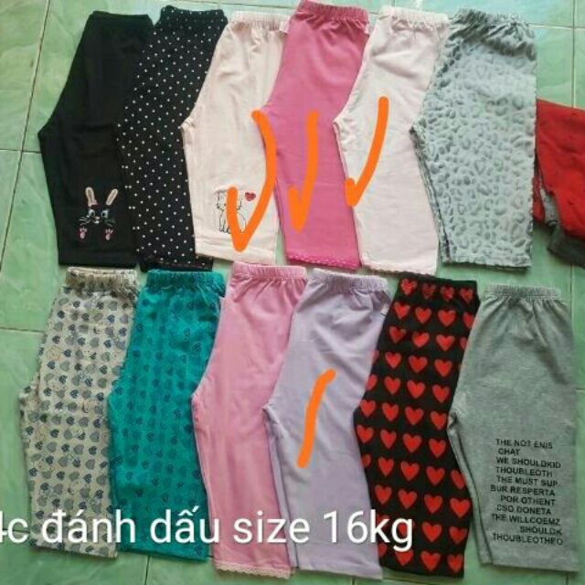 Combo legging lửng