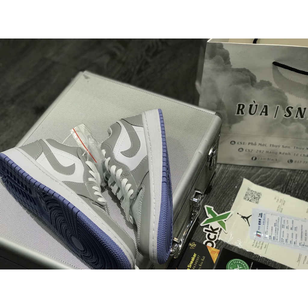 Siêu Phẩm Giày Thể Thảo Sneaker JD Xám Trắng Đế Xanh Siêu Hot Cao Cấp Ảnh Thật + freeship + Tặng Tất