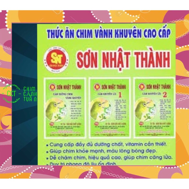 Cám chim khuyên Sơn Nhật Thành líu số 1 - 100g - Thức ăn cho chim cao cấp