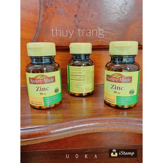 Thuc pham chuc nang Z i n c 30g