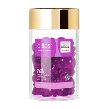 Serum Dưỡng Tóc Ellips Vitamin Cho Tóc Nhuộm Hũ 50 Viên Hair Vitamin Moroccan Oil Nutri Color Jar