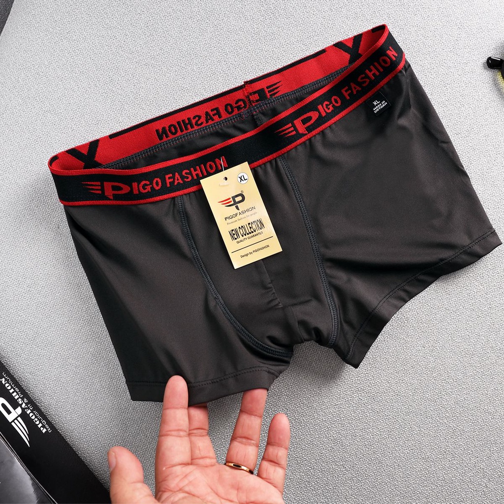 [Mã LTBAUAB19 giảm 7% đơn 99K] Combo 3 quần lót boxer nam cotton cao cấp Pigofashion QLPG03 nhiều màu