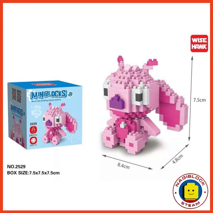 Đồ chơi lắp ráp mô hình nanoblock WISE 2526-2529