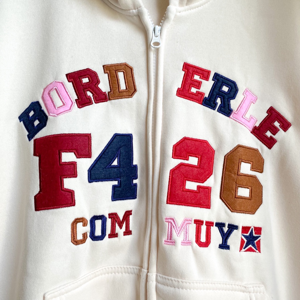 [sẵn]Áo khoác tay dài form rộng thêu F426 COMUY (ảnh thật tại shop) Tanazi Closet