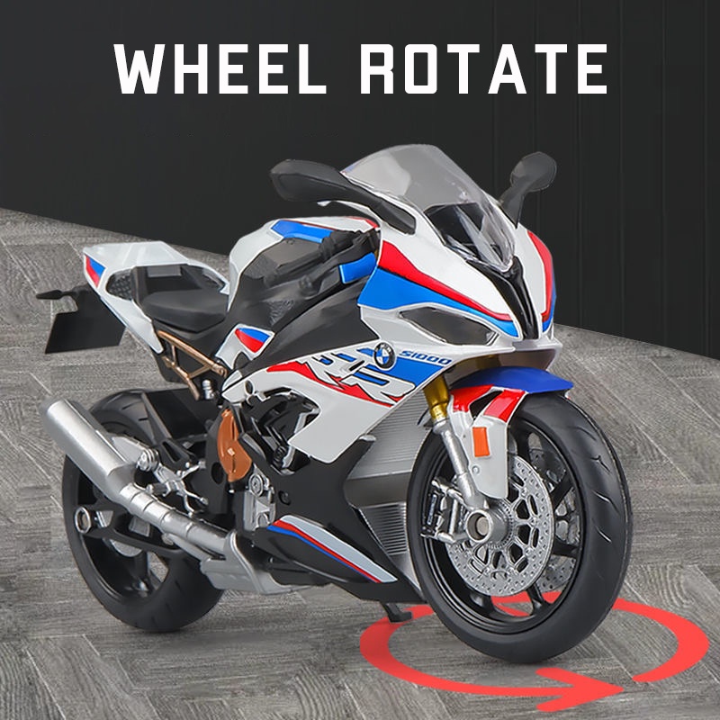 Mô Hình Xe Mô Tô BMW S1000RR Bằng Hợp Kim Tỉ Lệ 1: 12
