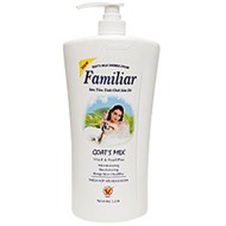 Sữa tắm trắng da Familiar Tinh chất sữa dê chai 1,2lit