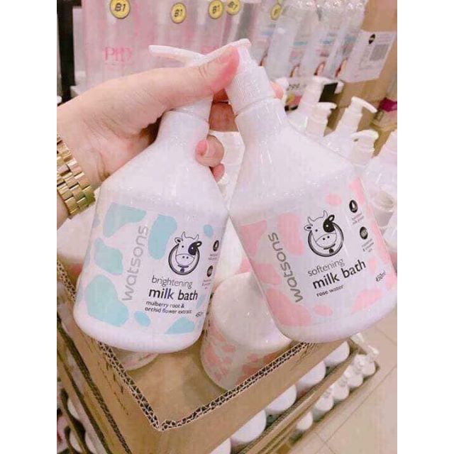 Sữa Tắm Con Bò Watsons Milk Bath Thái Lan