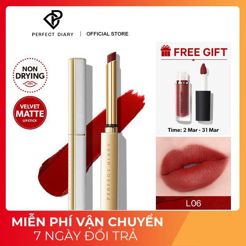 Son Lì Perfect Diary Tông Nhung Lì Đậm Bộ Sưu Tập Mùa Đông Với Thỏi Nhỏ 8 Màu | BigBuy360 - bigbuy360.vn