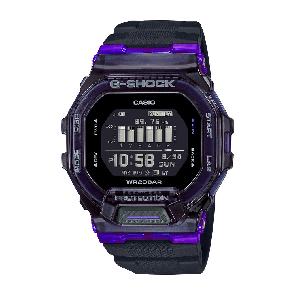 Đồng Hồ Nam Dây Nhựa Casio G-Shock GBD-200SM-1A6DR Bluetooth GBD-200SM-1A6 Chính Hãng