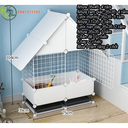 CHUỒNG CHÓ, MÈO, THỎ BÁN THEO TẤM