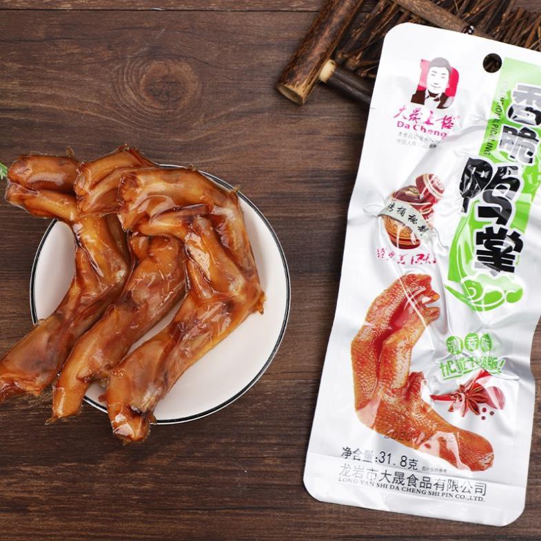 Bịch 30 Chân vịt cay Tứ Xuyên Dacheng màu Xanh không cay ⭐Song.Thien.Shop✅