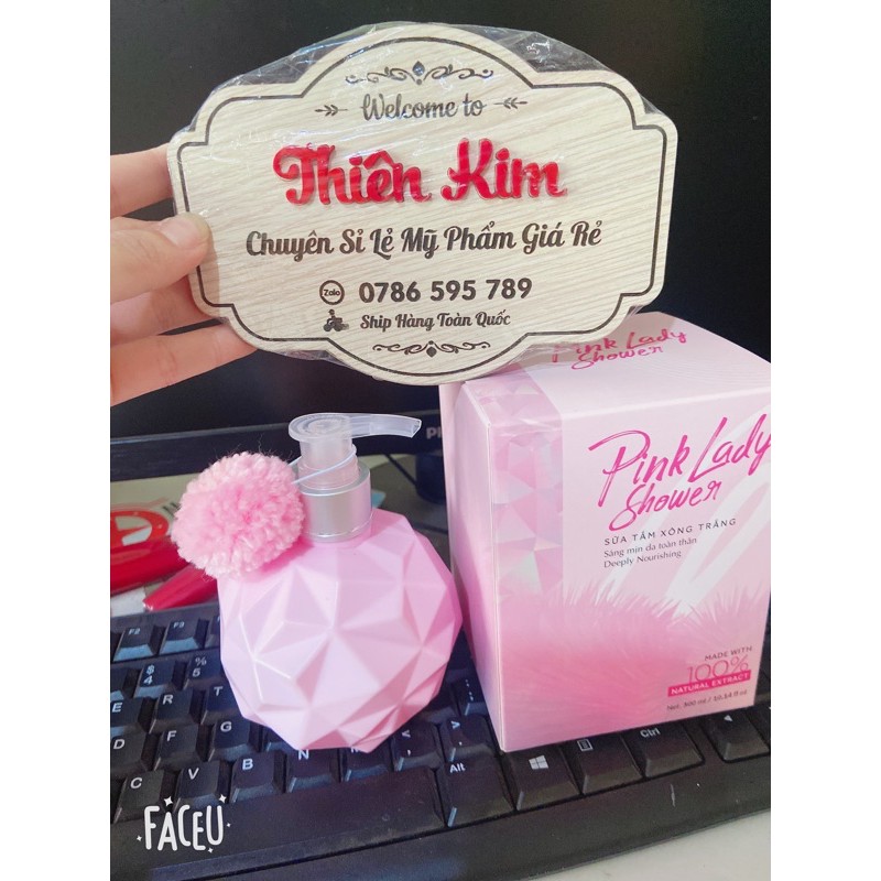 Sữa tắm xông trắng pink lady rẻ