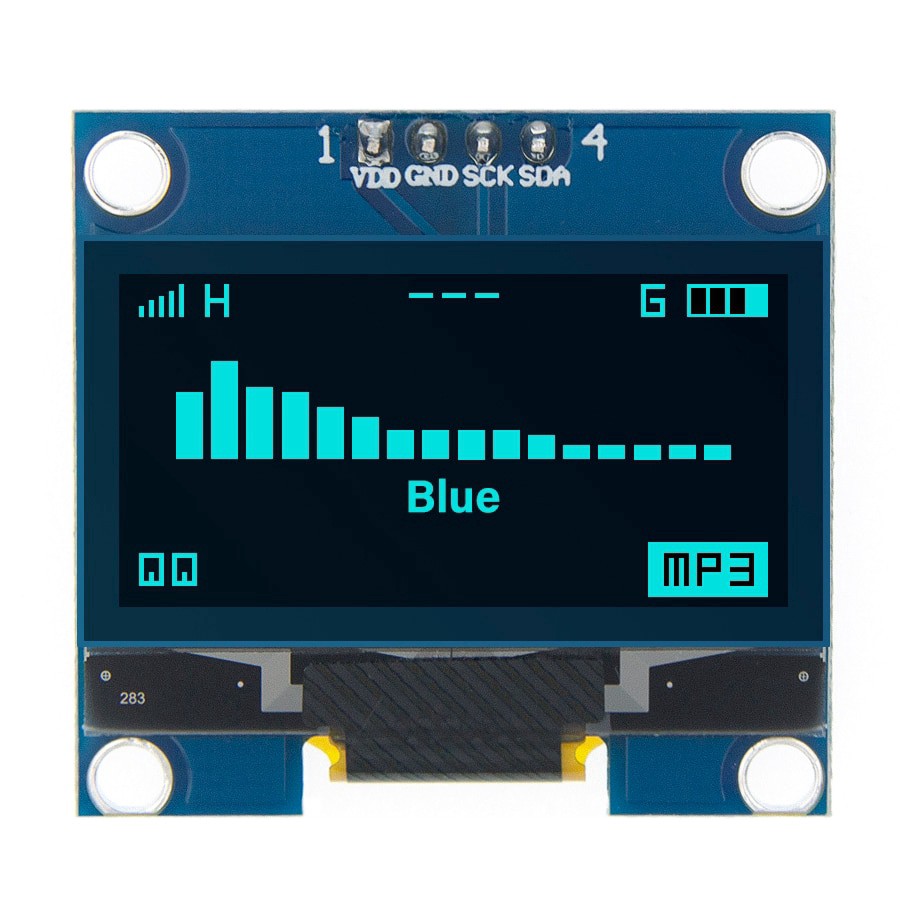 [MUMU] Mô Đun Màn Hình Oled 1.3 Oled 128x64 1.3 Inch Oled Lcd Iic I2C Cho Arduino