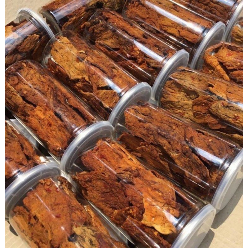 Khô bò miếng lon Pet 300gr