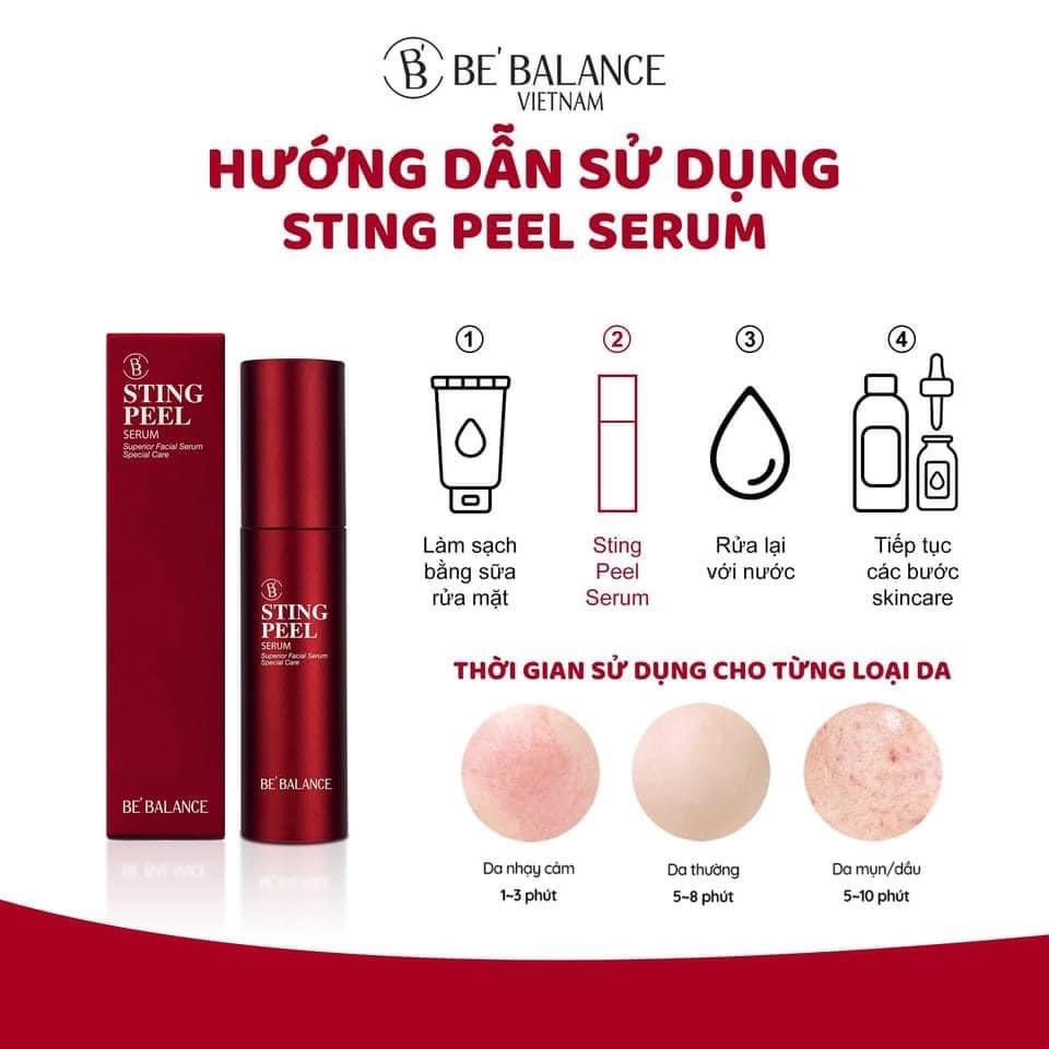 Tẩy tế bào chết dưỡng da Bebalance Sting Peel Serum 30ml