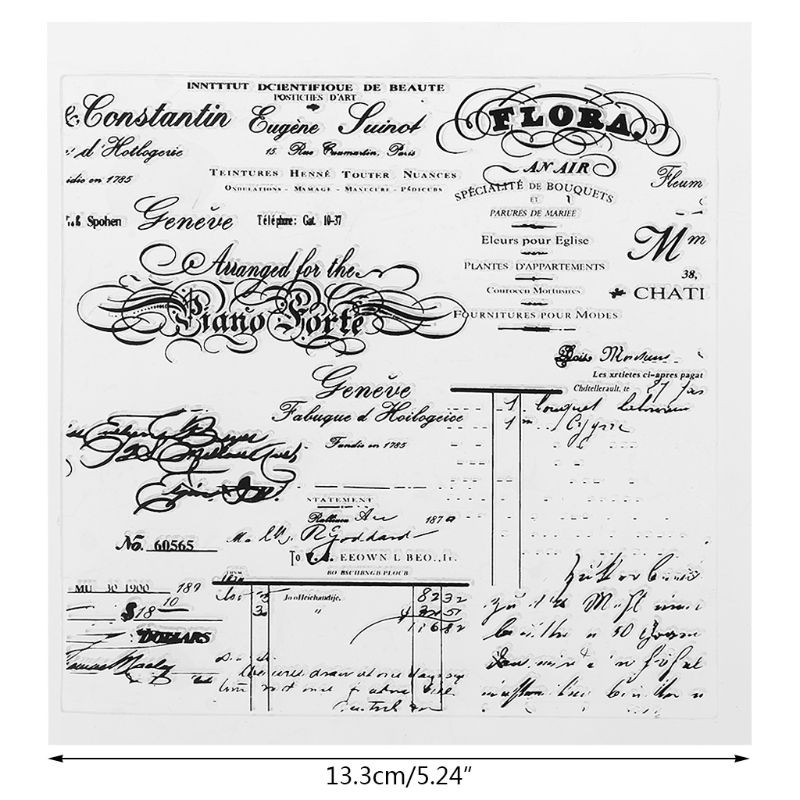 Con Dấu Trong Suốt Bằng Nhựa PVC Với Họa Tiết Đáng Yêu Dùng Trang Trí Sổ Tự Làm