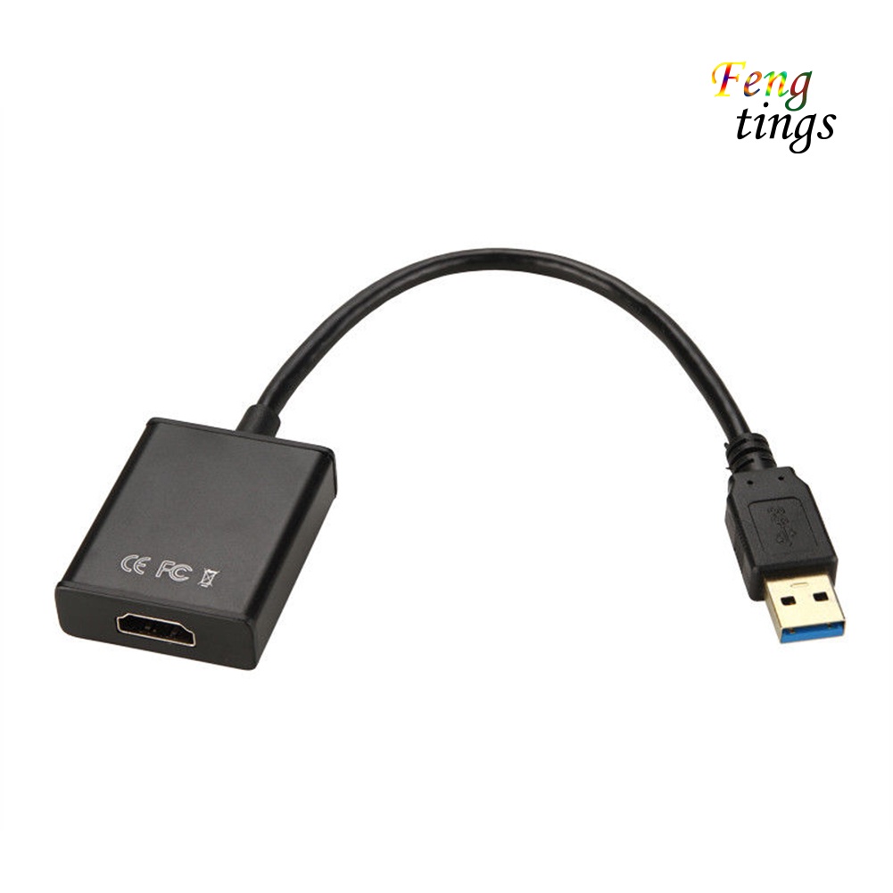 Cáp Chuyển Đổi Âm Thanh / Hình Ảnh Từ USB 3.0 Sang HDMI Cho Windows 7 / 8 / 10 PC 1080P