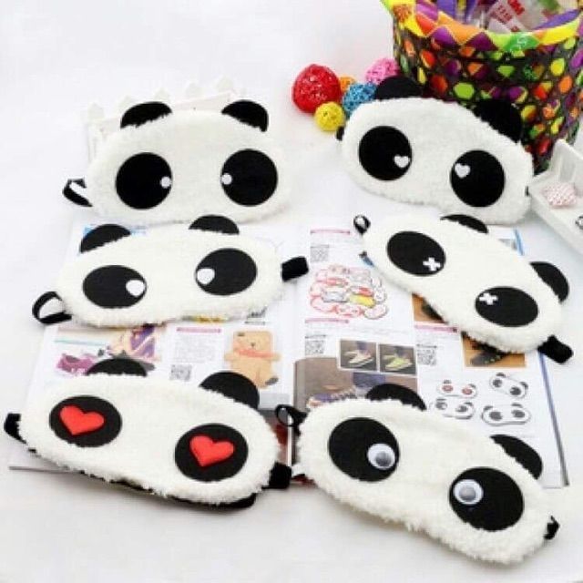 Bịt mắt ngủ Panda loại lớn