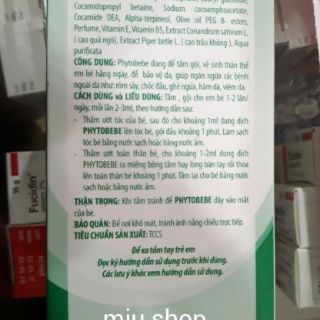 Sữa tắm chống rôm sảy Phytobebe