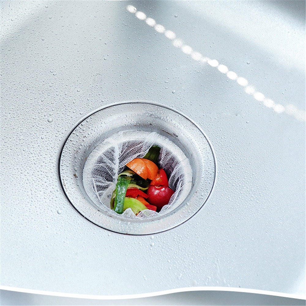 Set 100 Túi Lưới Lọc Rác Cho Bồn Rửa Chén