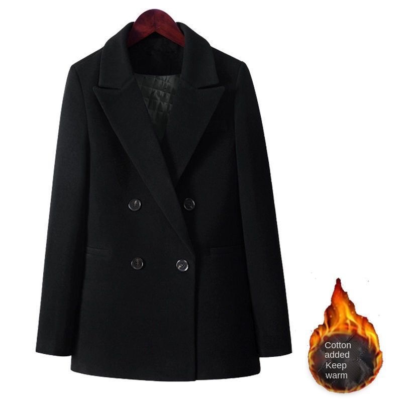 [free gift] Áo khoác vest len dày phong cách Hàn Quốc thời trang thu đông mới