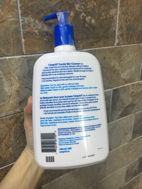 🌼 [Canada]Cetaphil Gentle Skin Cleanser 1lít ( dùng cho face & Body )