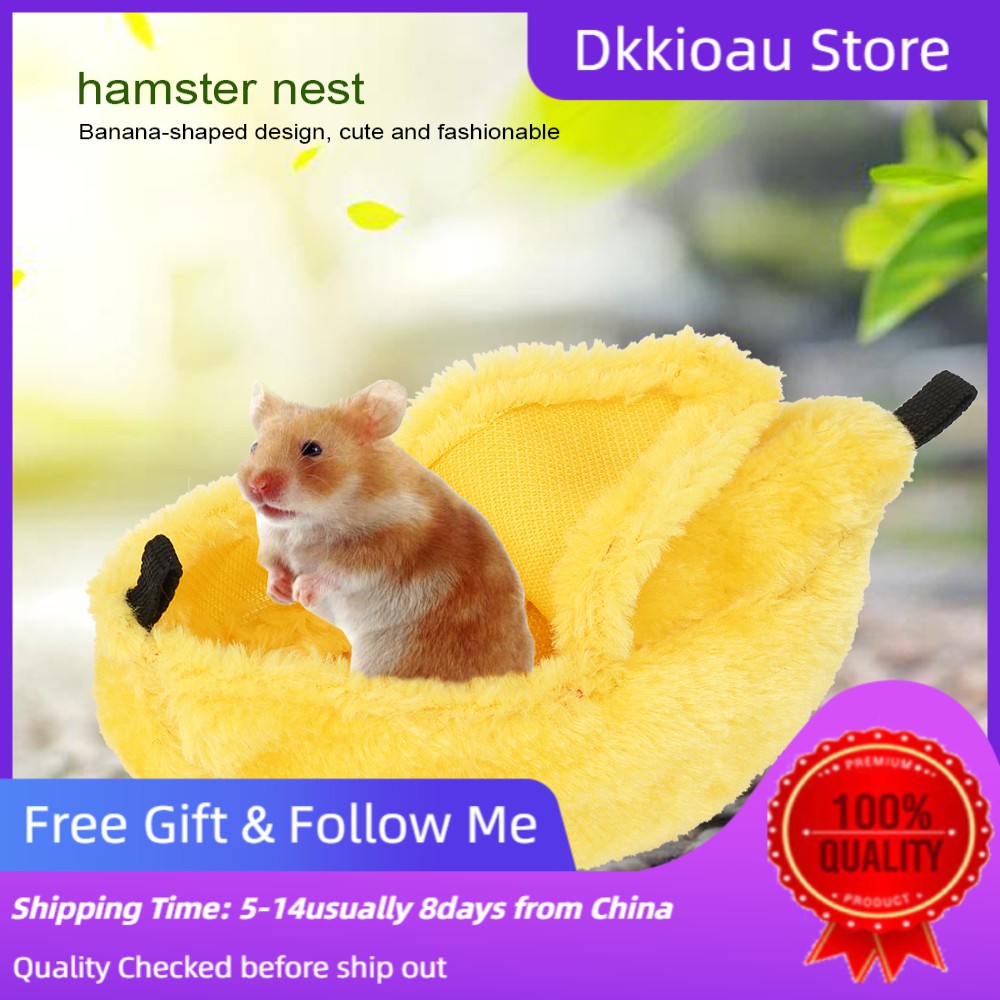 Ổ Nằm Hình Trái Chuối Cho Chuột Hamster