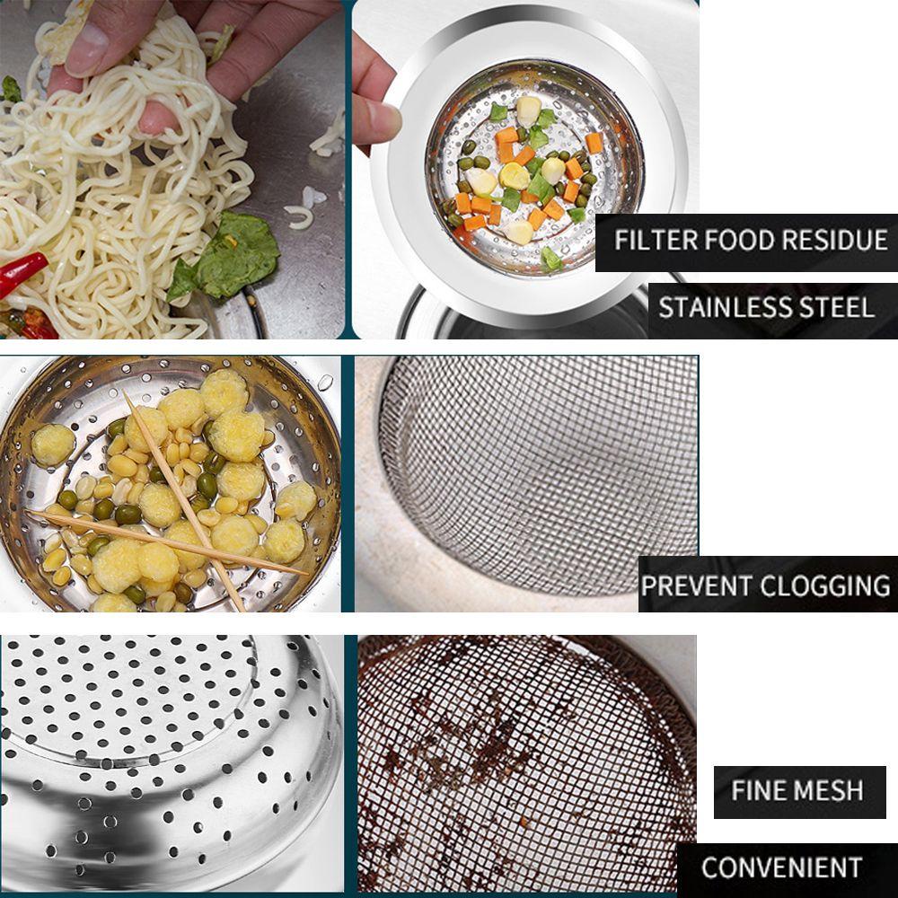 Lưới Chặn Tóc Chống Tắc Nghẽn Bồn Rửa Tiện Dụng