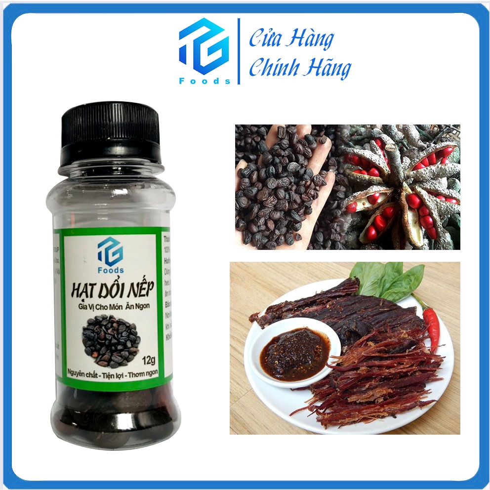 Hạt Dổi Nếp Tây Bắc Hũ 12g TG FOODS, Gia Vị Ướp Thịt, Muối Chấm Chẳm chéo