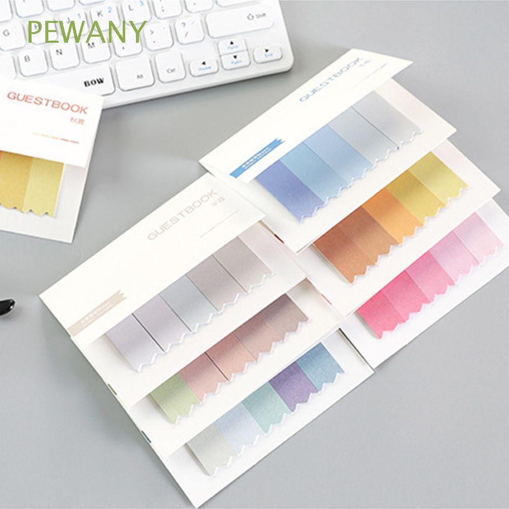 Giấy ghi chú màu sắc gradient nhỏ gọn tiện dụng cho trường học/ văn phòng