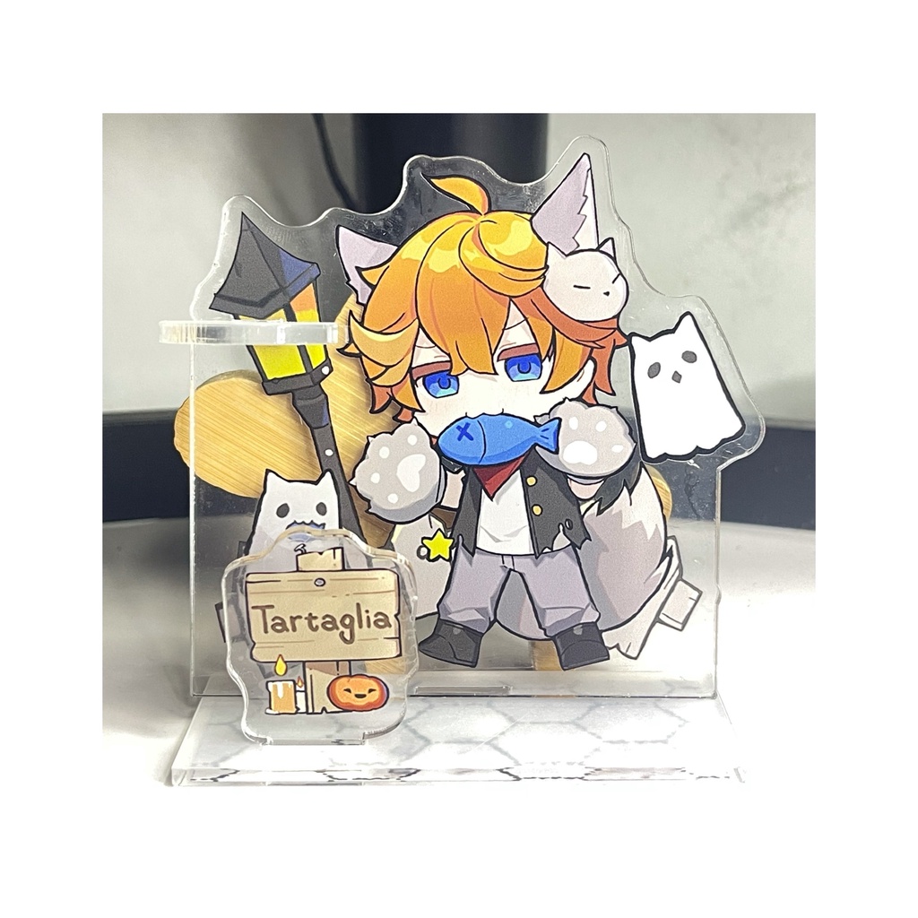 Mô Hình Diluc Tartaglia Diluc Hu Tao Ganyu Anime Game Genshin 9CM Có Giá Đỡ