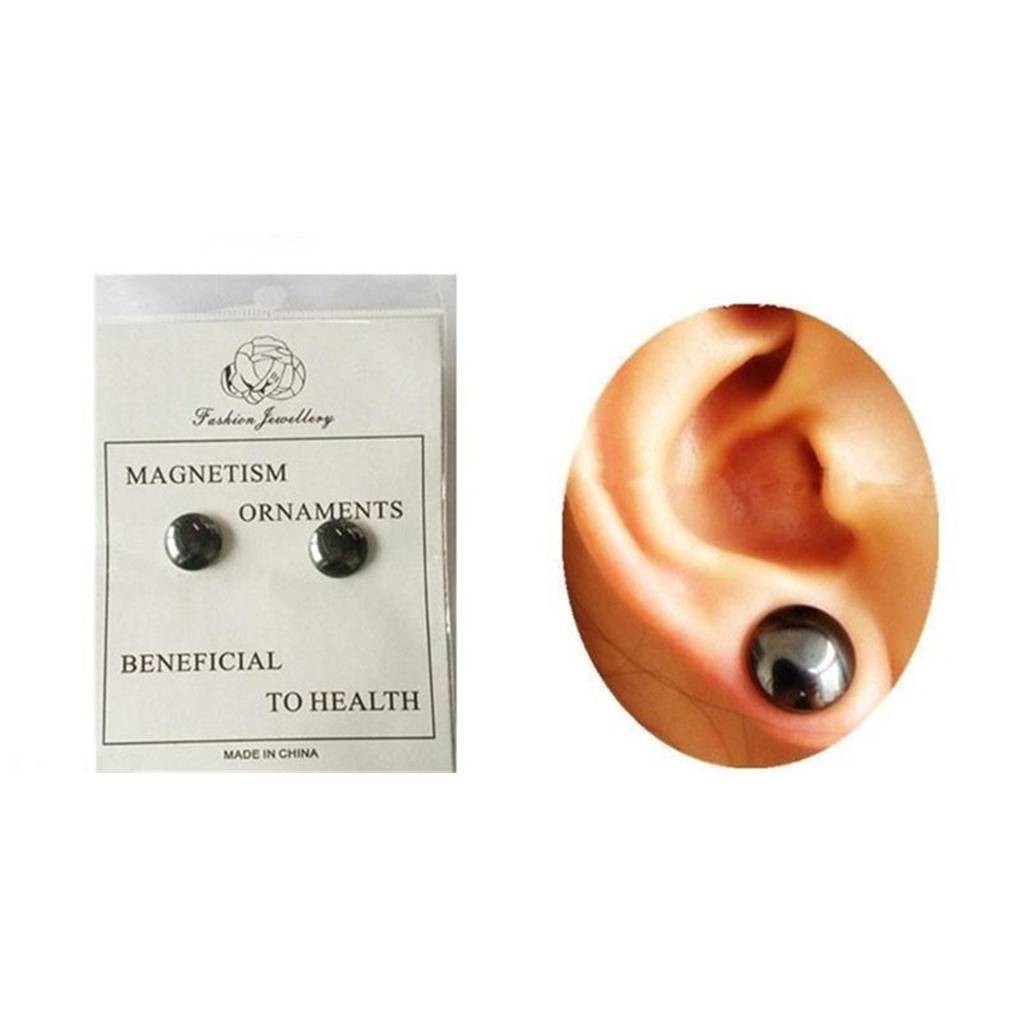 Khuyên Kẹp Tai Nam Châm Giúp Giảm Cân Hiệu Quả