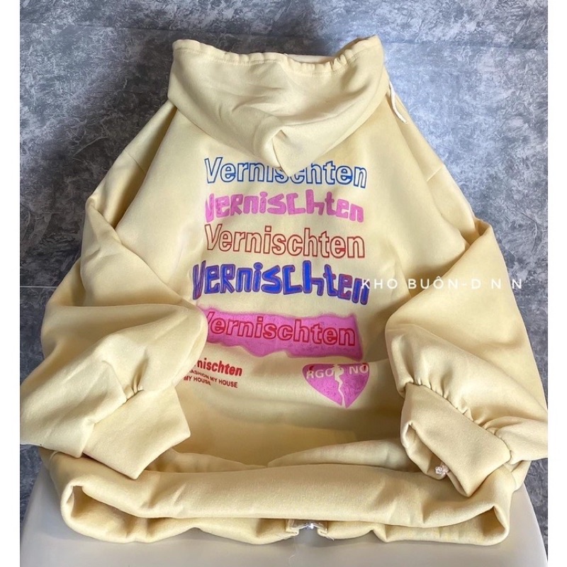 Áo Khoác Nỉ Form Rộng Chữ Unisex Nam Nữ (Ảnh Thật/Có Sẵn)