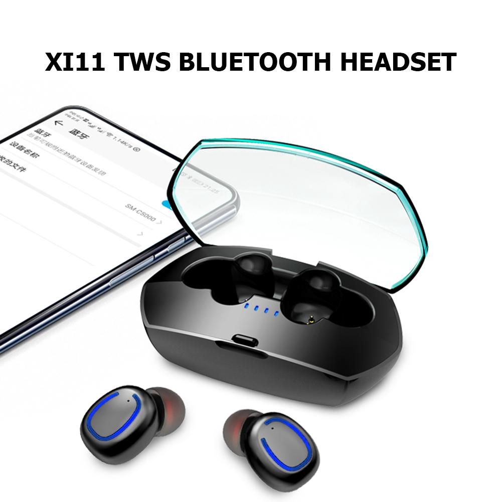 Xi11 TWS Bluetooth Earphones Wireless In-Ear Earbuds Headset w/Charging Box