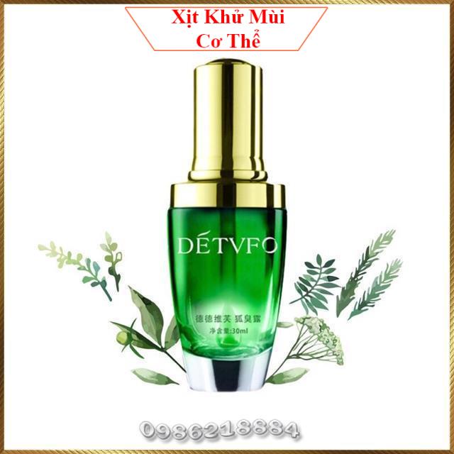 Xịt kiềm mồ hôi khử mùi cơ thể DETVFO Body Odor Lotion khử mùi nách và toàn thân KMD2