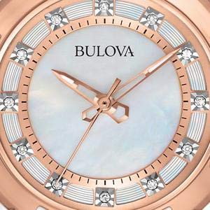 Đồng hồ nữ Bulova Diamond 98p134, auth sẵn ship