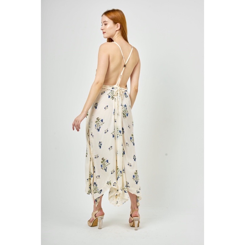 Đầm maxi, hở lưng Free people new