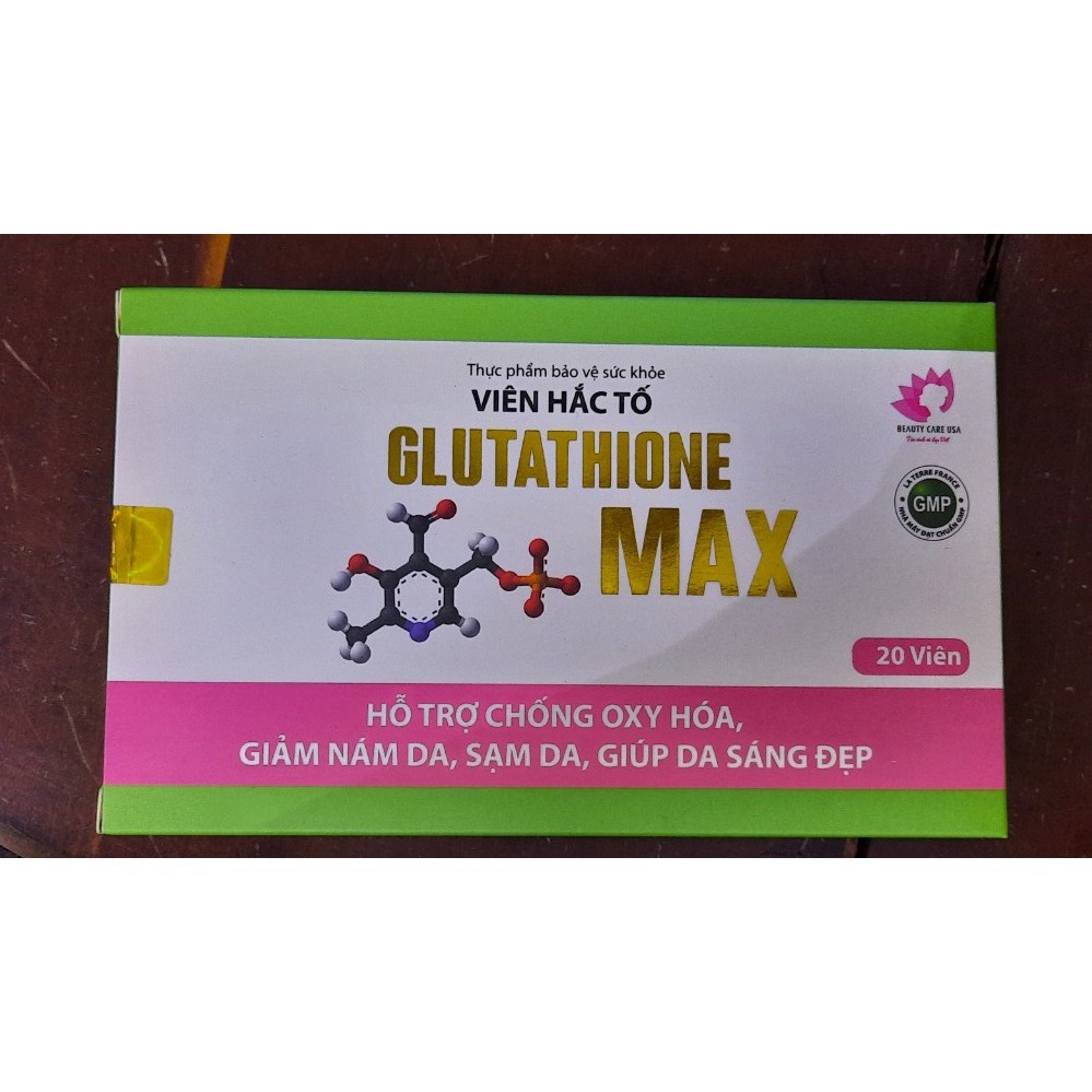 Viên hắc tố Glutathione Max hỗ trợ chống oxy hoá, giảm nám da, sạm da, giúp da sáng đẹp