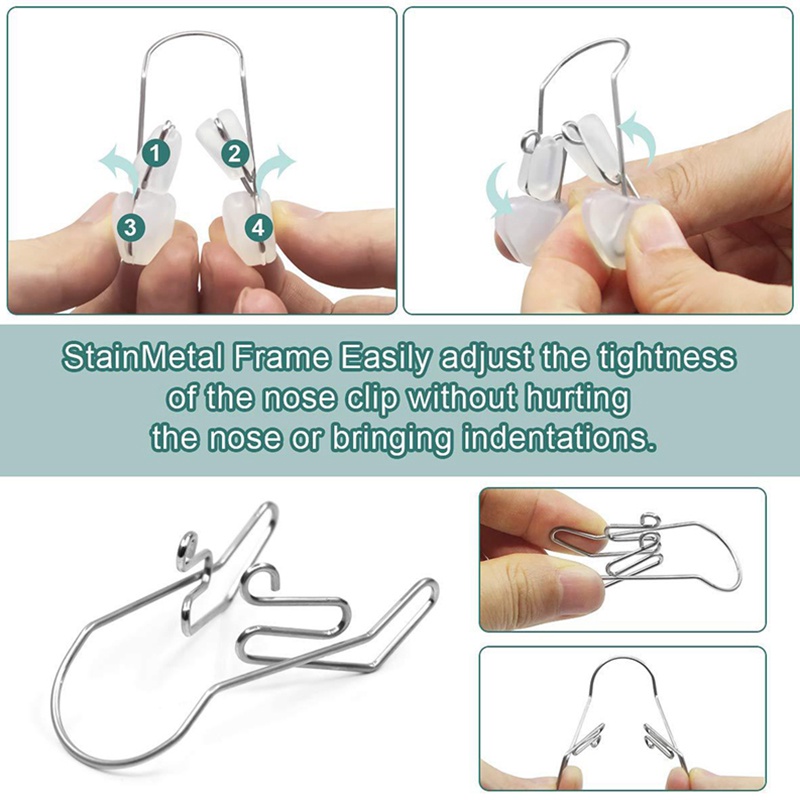 Dụng Cụ Kẹp Nâng Mũi Bằng Silicon Mềm An Toàn Tiện Dụng