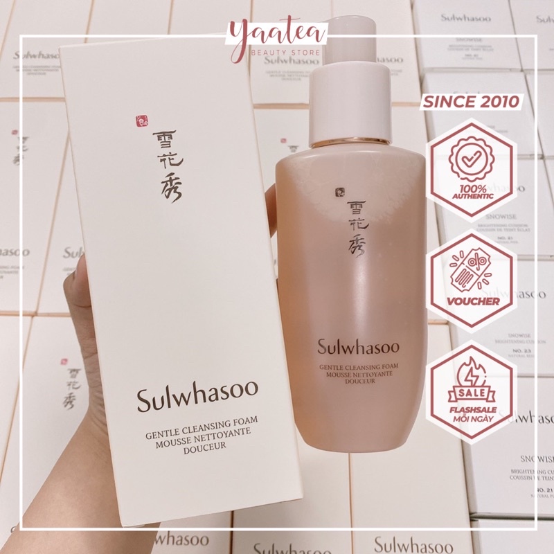 Sữa rửa mặt Sulwhasoo Gentle Cleansing Foam Mousse Nettoyante Douceur 200ml